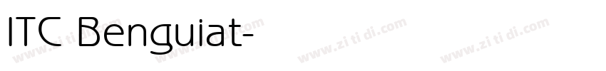 ITC Benguiat字体转换